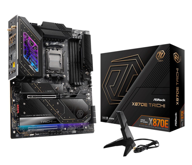 ASROCK Płyta główna X870E TAICHI AM5 4DDR5 M.2 EATX - 1283404 - zdjęcie